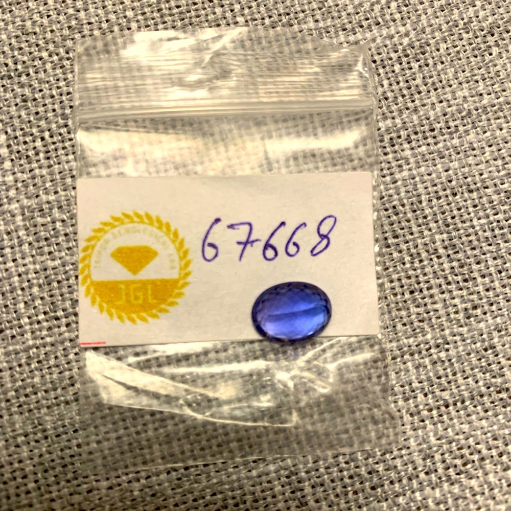Loose natural tanzanite